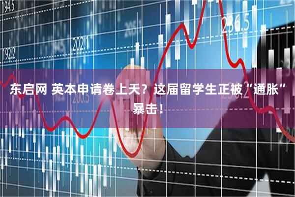 东启网 英本申请卷上天？这届留学生正被“通胀”暴击！